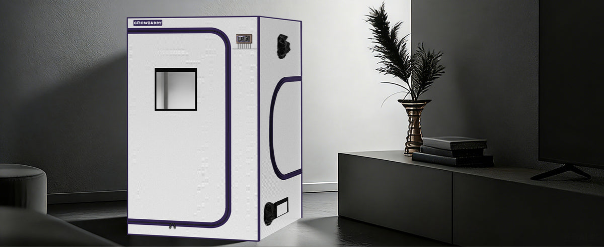 Grow Buddy 24''*24''*48'' (2×2) 1680D Indoor Grow Tent: Hydroponic, Climate Control, Optimal Growth