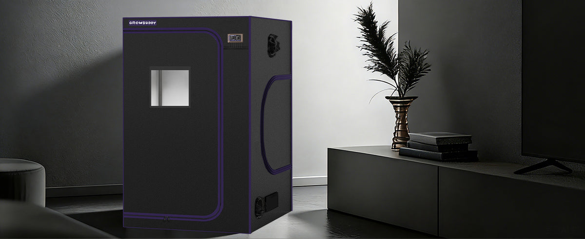 Grow Buddy  48''*48''*80'' (4×4) 1680D Indoor Grow Tent: Hydroponic, Climate Control, Optimal Growth
