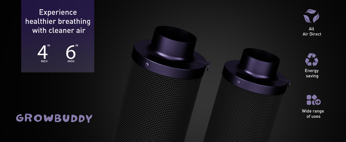 4 x 10 Zoll Luftkohlefilter zur Geruchsbekämpfung